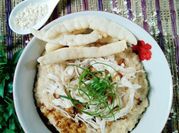 Gambar bubur oat untuk sarapan bayi