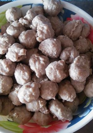 Foto resep Bakso Daging Sapi Kenyal dan  Enak (Handmade)