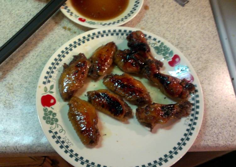 Steps to Make Homemade Rogers spicy brown sugar wing&#39;s