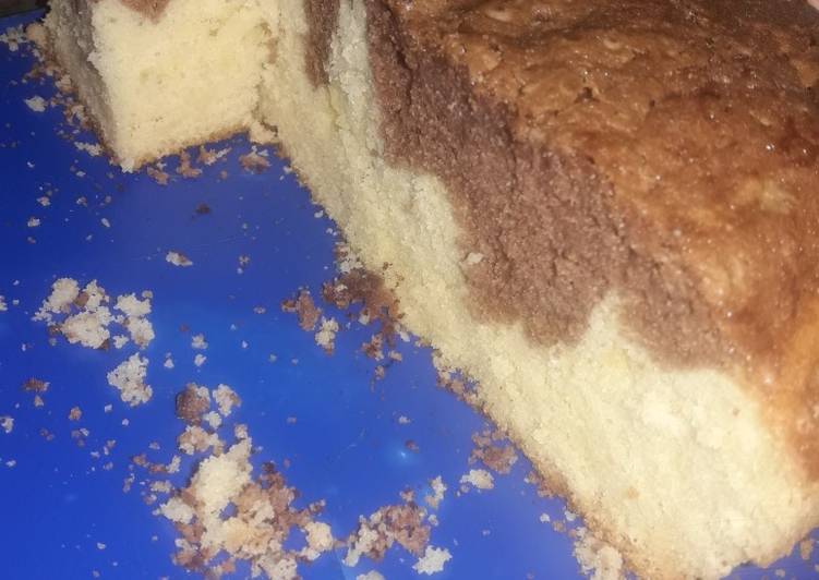 Bizcochuelo marmolado Casero