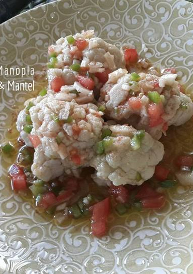 Una foto de Coliflor con vinagreta de "el abuelo" en GME, F y G y tradicional