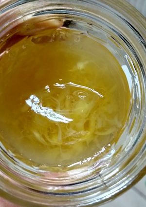 A picture of Pineapple pandan apple jelly.