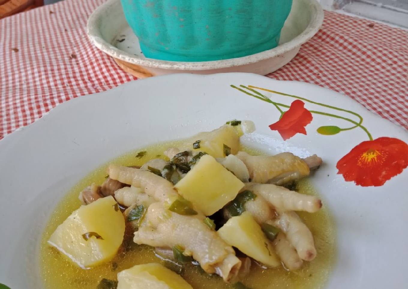 Ceker kuah pedas (by me)