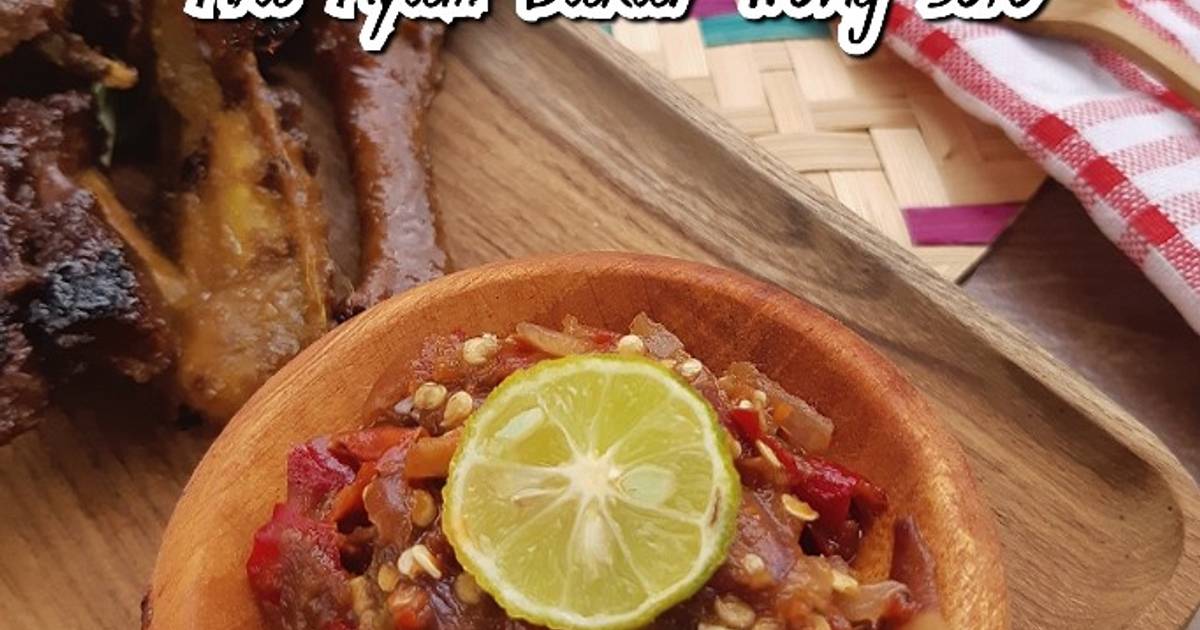 Resep Sambal Terasi Mentahan Ala Ayam Bakar Wong Solo Oleh Deaskarl Cookpad