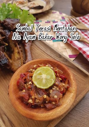 Foto resep Sambal Terasi Mentahan Ala Ayam Bakar Wong Solo