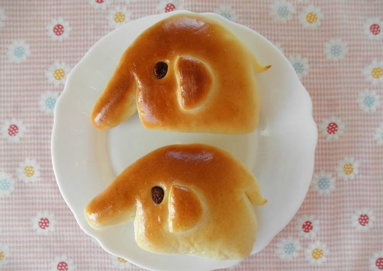 Elephant-Shaped Ham and Cheese Rolls
