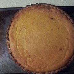 A picture of Southern sweet potato pie.