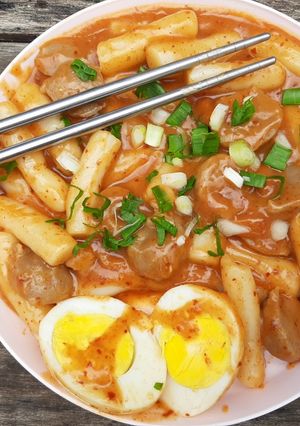 Foto resep Toppoki pedas (tteokbokki)