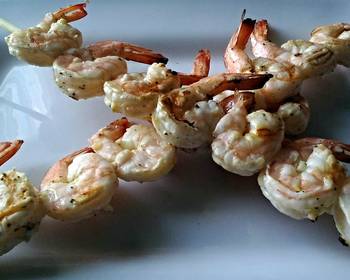 The New Way Making Recipe Crazy Garlicky Grilled Shrimp Very Delicious