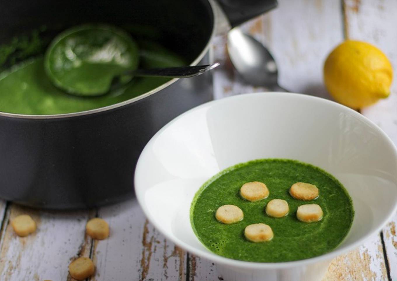 Velouté de feuilles de blettes