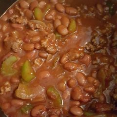 A picture of Dad's chili.