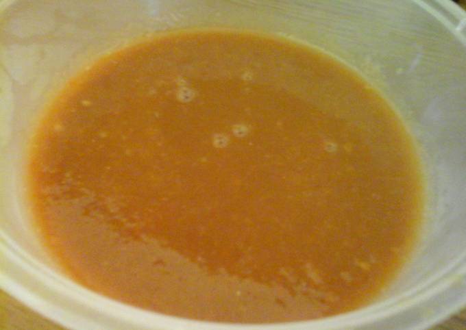 Tomato and carrot soup