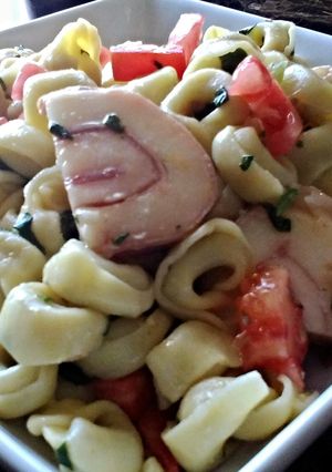 A picture of Italian Style Tortellini Salad.