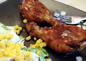 How to Recipe Tasty low calorie teriyaki chicken drumsticks