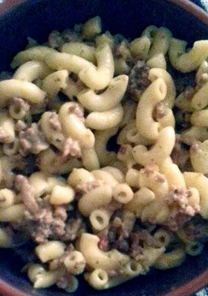 A picture of Mac and Beef.