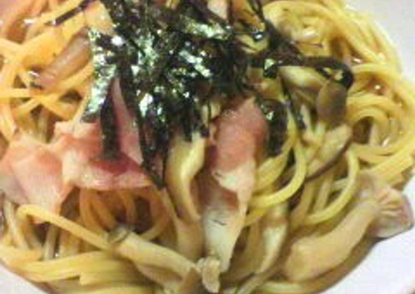 Japanese-Style Mushroom Soup Pasta