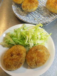A picture of Potato and Ground Pork Croquettes.