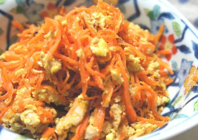 Recipe of Award-winning My Family&#39;s Carrot Shirishiri (an Okinawan Dish)
