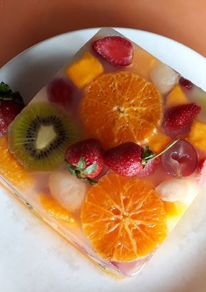 Foto resep Puding Buah Kekinian