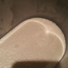 A picture of Coquito (Puerto Rican eggnog).