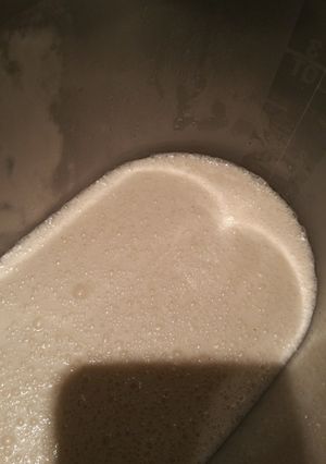 A picture of Coquito (Puerto Rican eggnog).