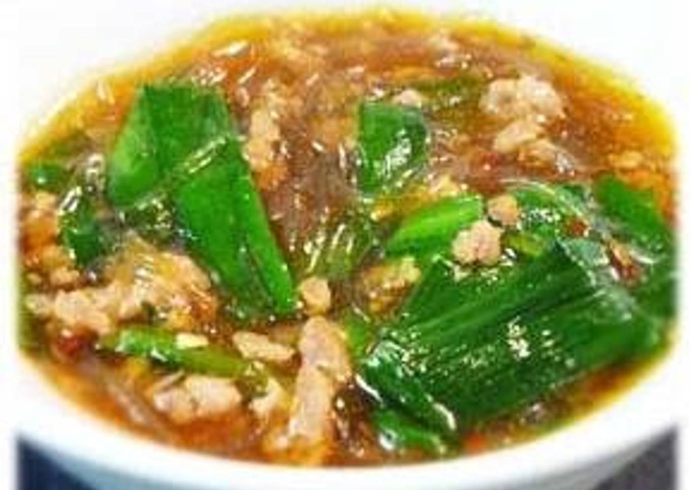 Garlic Chives are Delicious! Mapo Harusame Noodles