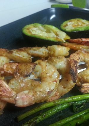 A picture of Grilled Creole Shrimp.