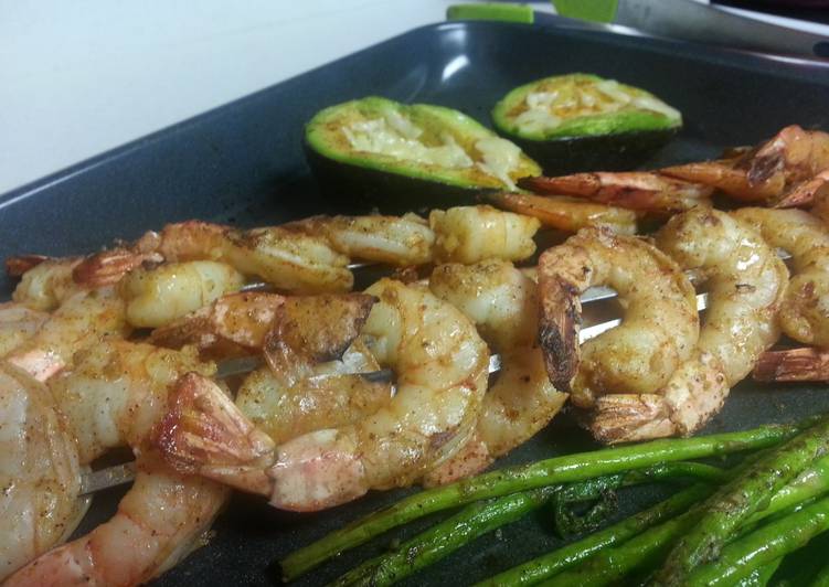 Recipe of Award-winning Grilled Creole Shrimp