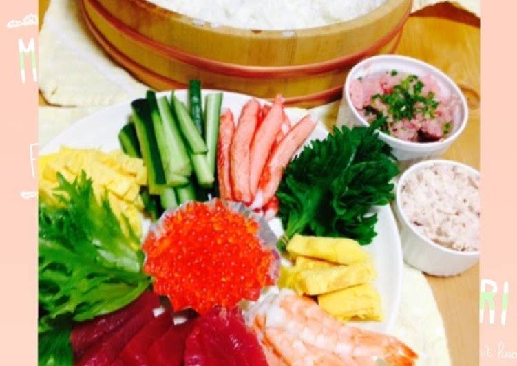 Recipe of Award-winning Easy Hand-Rolled Sushi with Sushi Vinegar