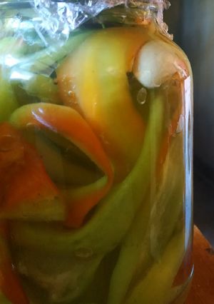 Una foto de Conserva de sweet banana pepper