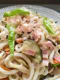 Quick and Easy Summer Vegetable Yaki Udon with Shirodashi
