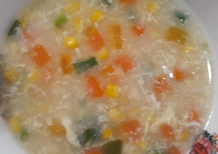 Creamy corn soup