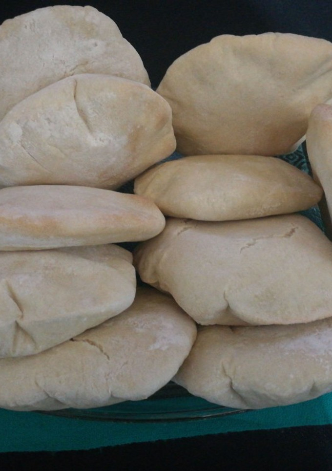 Una foto de Pan pita(pan árabe)