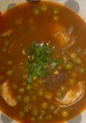 صورة لوصفة جلبانة (بازيلا) بصوص حمراء