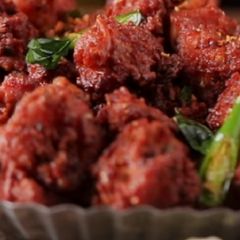Hot and Spicy Chicken 65 A picture of Hot and Spicy Chicken 65.