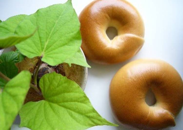 Smooth Bagels Made With Homemade Bread Starter