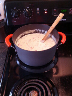A picture of Smokey Potato Soup.