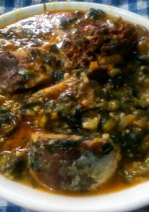 A picture of Freshfish Okro Soup.