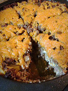 A picture of Cream Cheese Beef with Squash.
