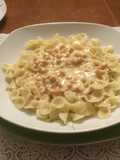 Salsa Alfredo a mi estilo con corbatitas