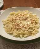 Salsa Alfredo a mi estilo con corbatitas