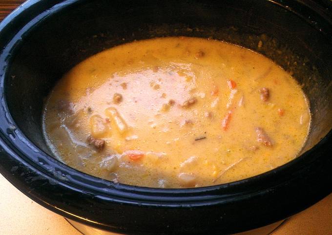 Simple Way to Make Super Quick Homemade Cheesy Potato Soup