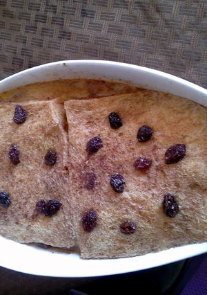 A picture of Simple bread pudding.