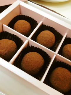 A picture of Easy Chocolate Truffles for Valentine's Day.