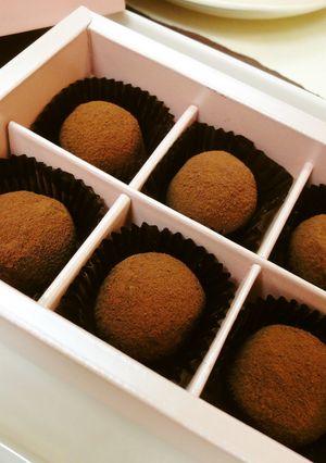 A picture of Easy Chocolate Truffles for Valentine's Day.