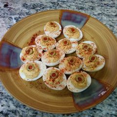 A picture of Perfected Deviled Eggs.