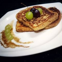 A picture of French toast with a twist.