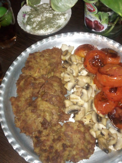 عکسی از دستور کتلت گوشت و عدس الی بانو..