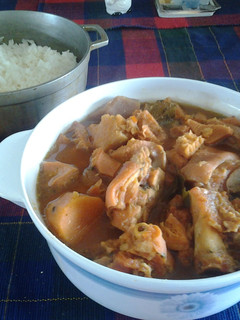 A picture of Mondongo (tripe soup, menudo).