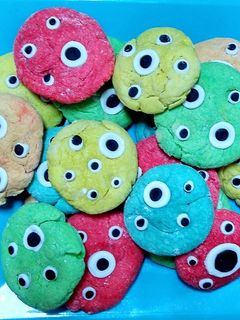 Una foto de Galletas monstruosas veganas